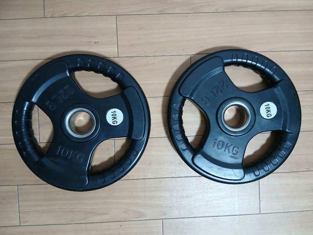 バーベル　オリンピック プレート EVOLGEAR 10kg x 2枚