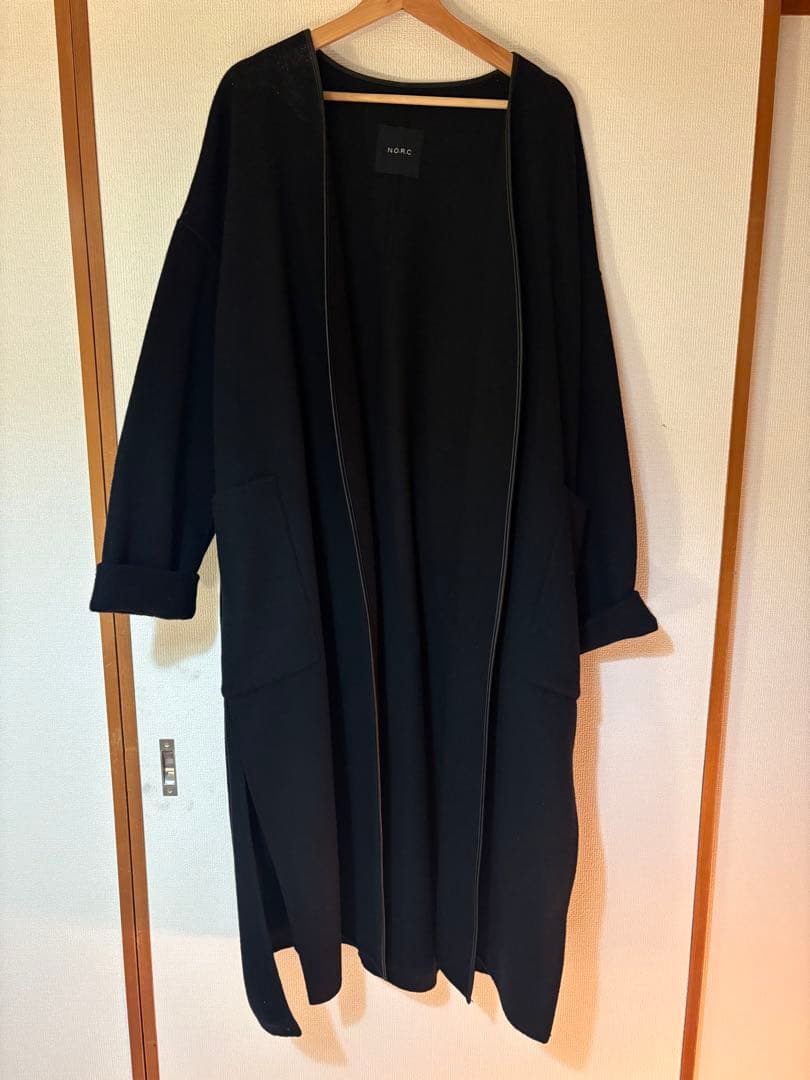 NORC ウールリバーノーカラーコート