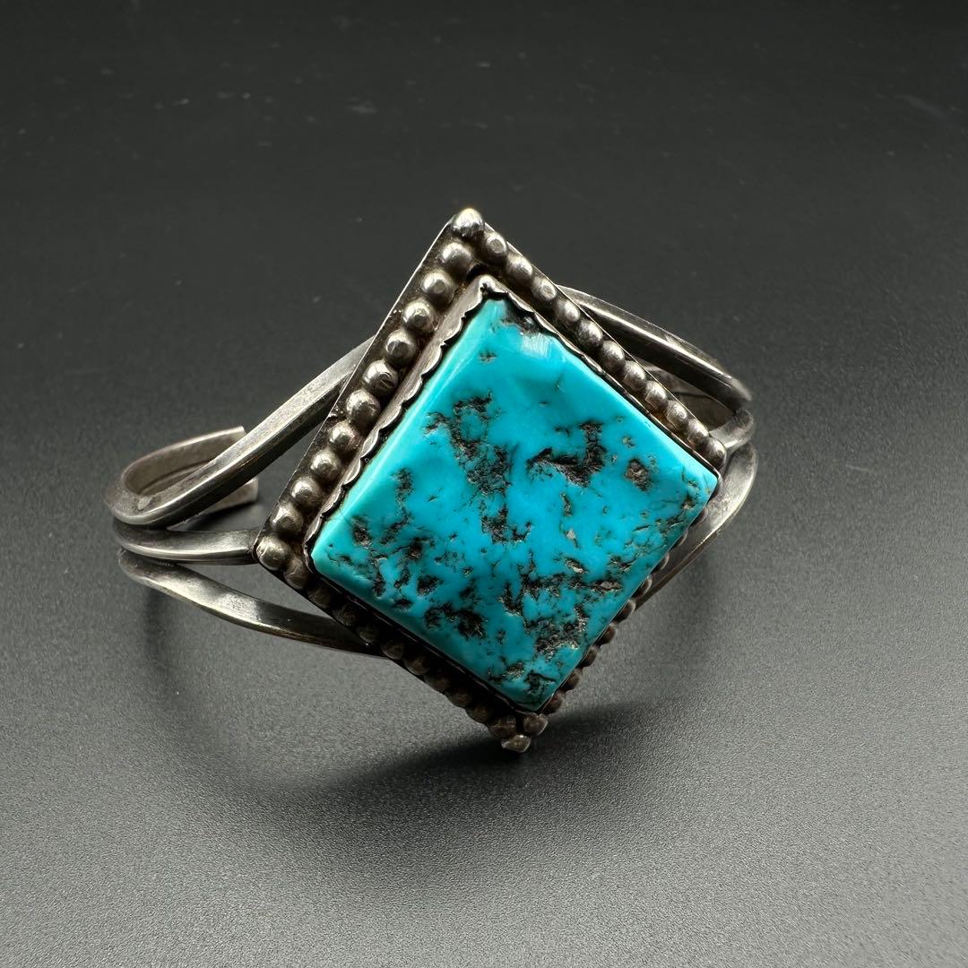 Navajo Aaron Anderson モレンシターコイズ バングル