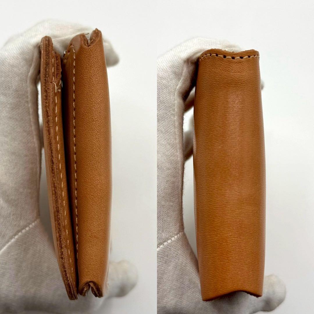 未使用品✨レッドムーン MID LINE ショートウォレット ヌメ革 小銭入れ有