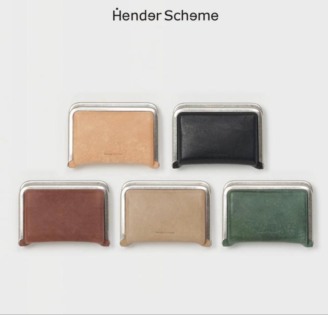 Hender Scheme 3d purse 黒　新品未使用
