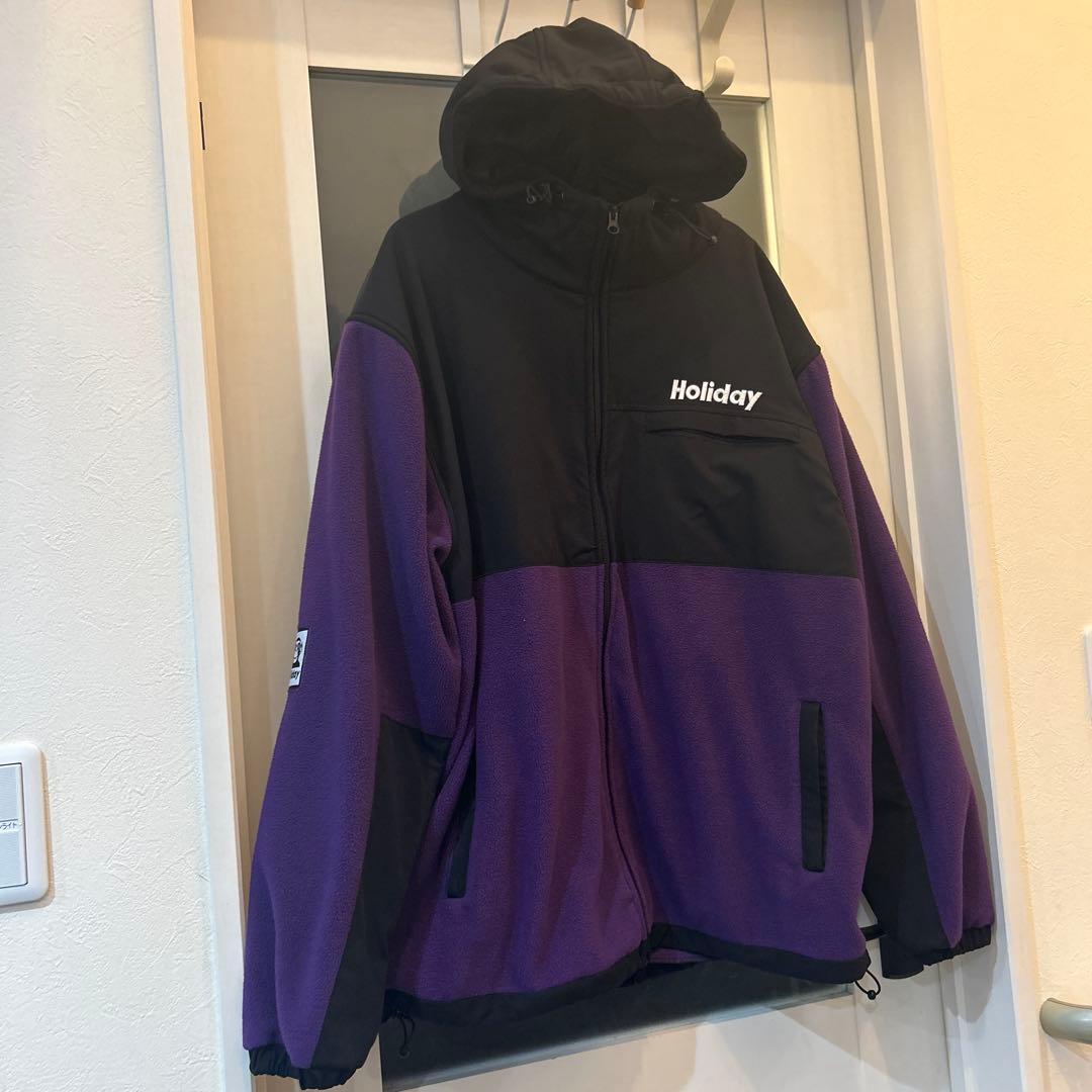 セール⚡️Holiday フリーススノーボードパーカーウェア☆ベンチレーション付き
