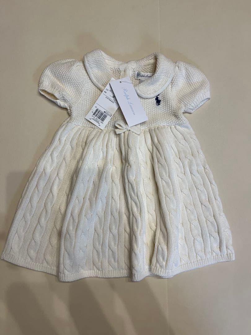 (新品タグ付き)ラルフローレン　ベビー　ワンピース　70サイズ