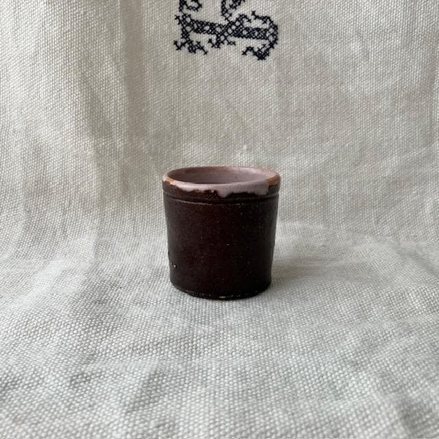 希少19世紀キュノワール酒器小さなポットデルフトカフェオレボウル余宮隆ムスティエ