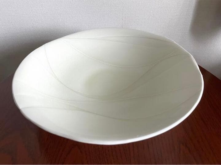 【未使用】黄瓷 菓子器 3