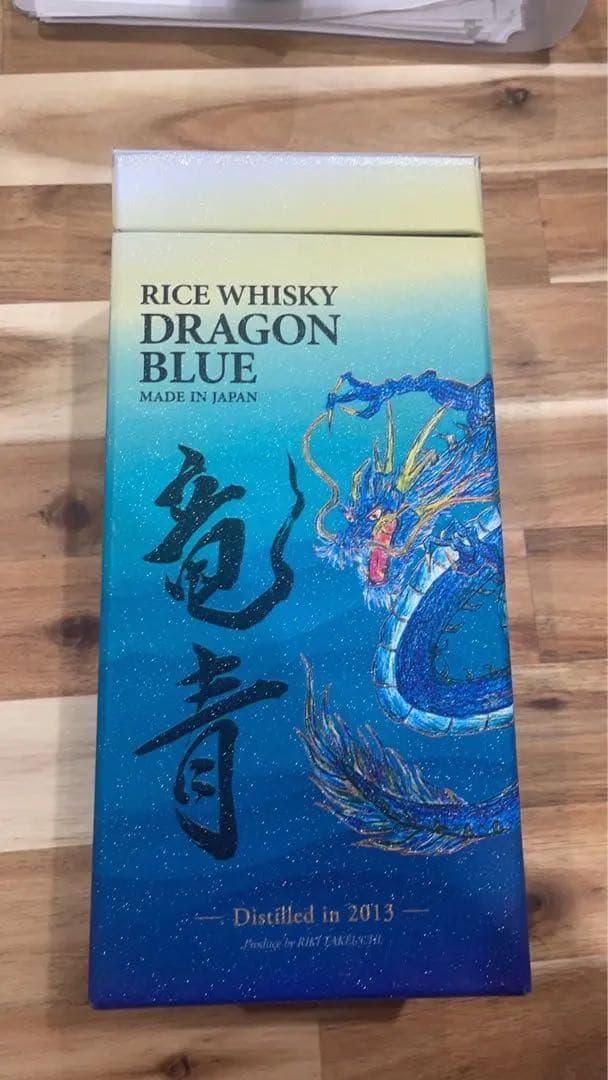 竹内力監督限定　DRAGON BLUE ライスウイスキー 750ml