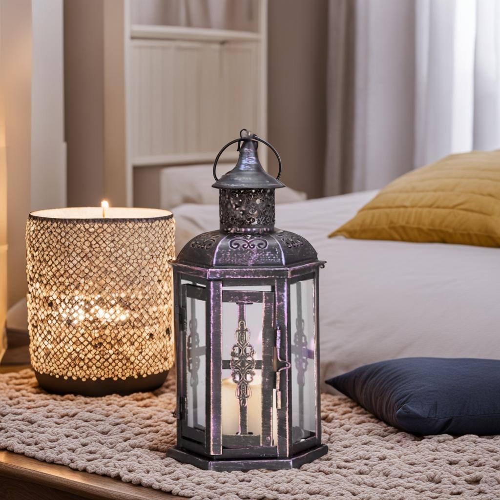 インテリア 25cm キャンドルホルダー ヴィンテージ ランタン