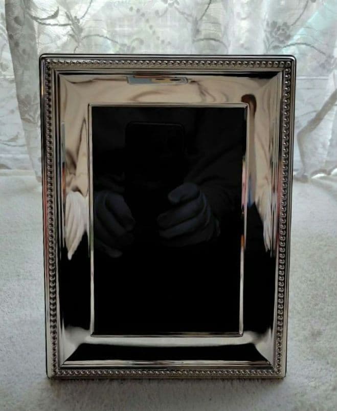 CHRISTOFLE クリストフル シルバー パールフォトフレーム 写真立て