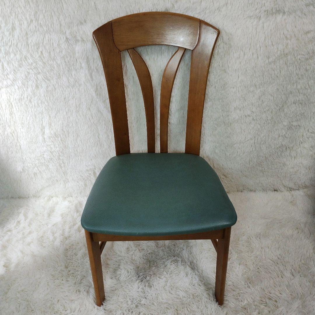 カリモク　クラシック　ヴィンテージ　レザーチェア　ダイニングチェア