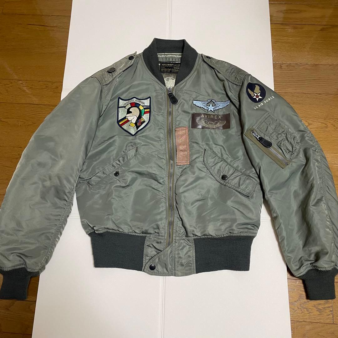 【希少】US AIR FORCE MA-1 フライトジャケットL-2B