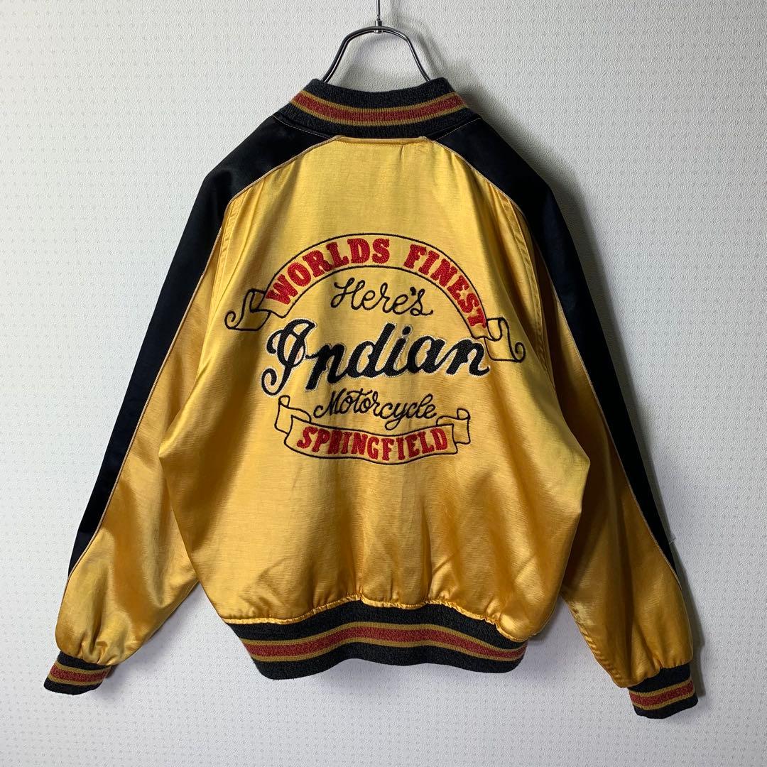 M品番 東洋エンタープライズ スポーツジャケット スカジャン インディアン刺繍