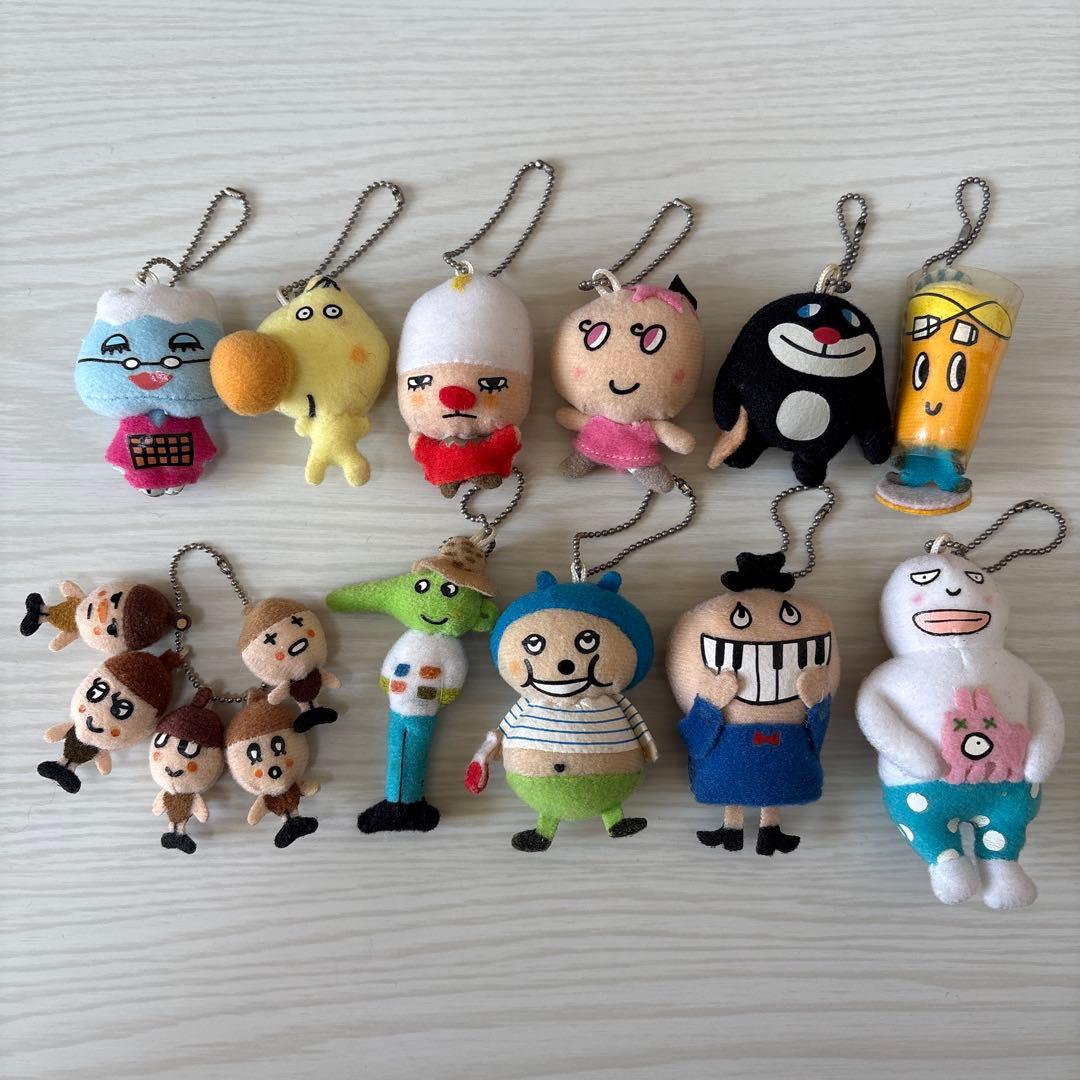 でこぼこフレンズ ぬいぐるみ マスコット キーホルダー 11点セット レトロ