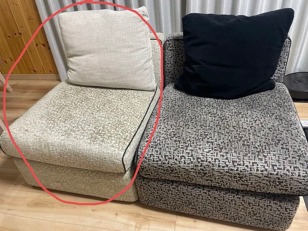 HUKURA フクラ モダンツートンカラーソファセット ローソファ