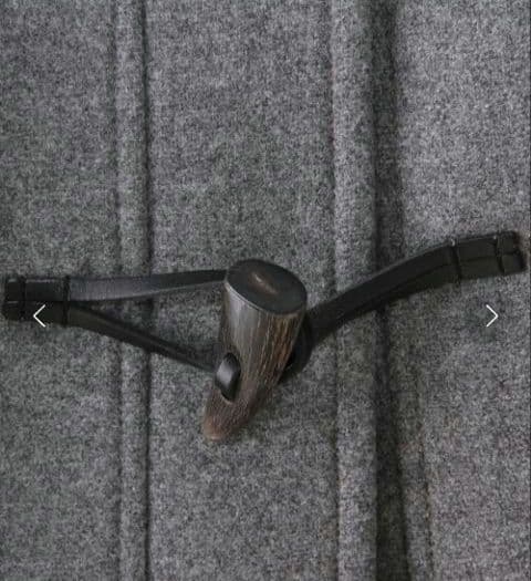 グリーンレーベルリラクシング　ウールメルトンダッフルコート グレー　Lサイズ