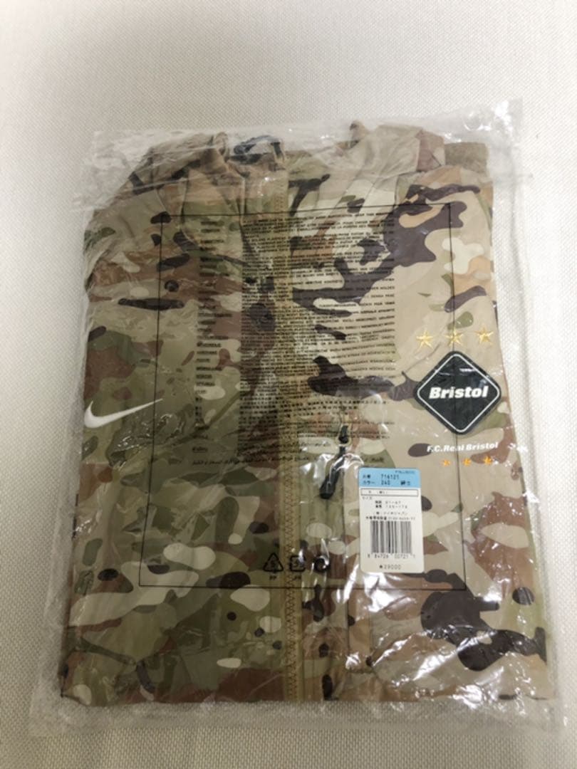 未使用NIKE × FCRB Camo Hoodie Jacket 迷彩　M