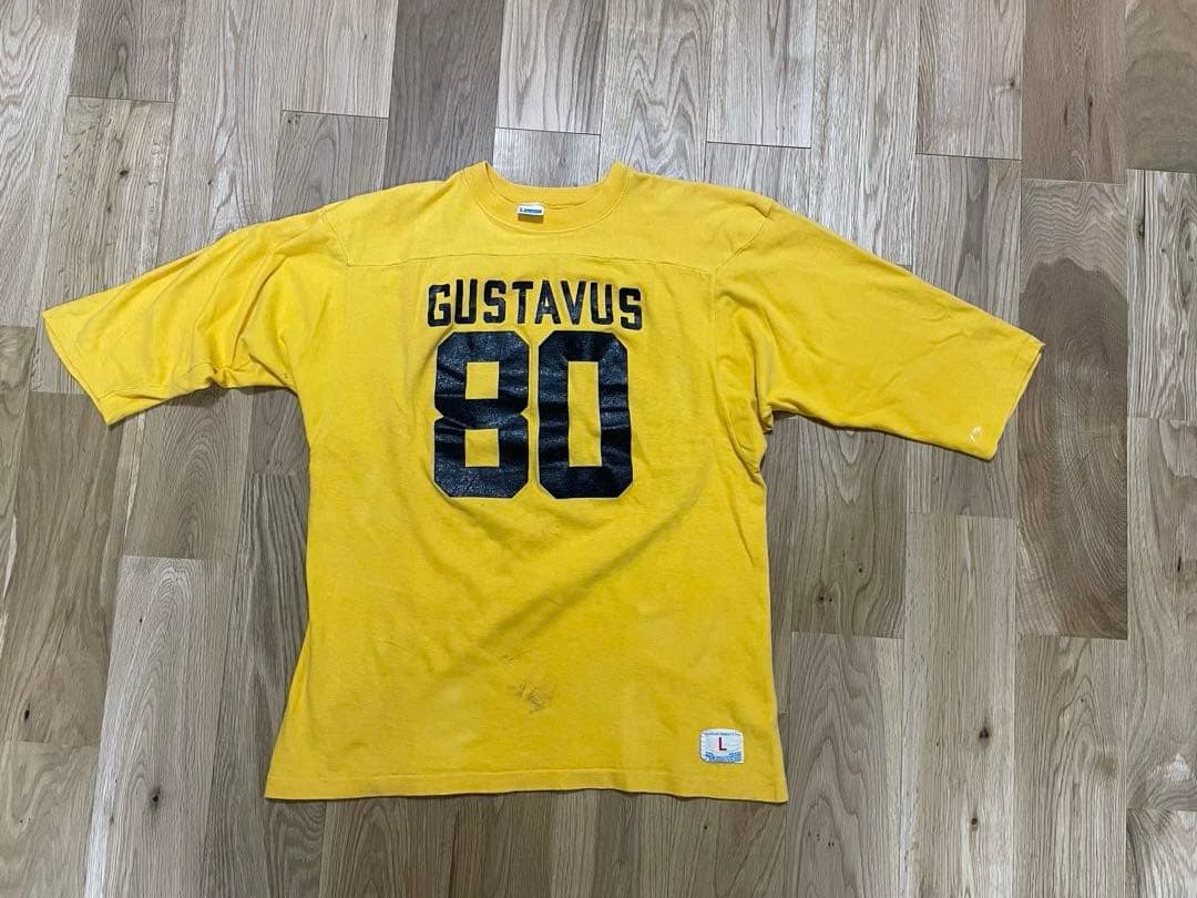 チャンピオン　70s バータグ　フットボールT