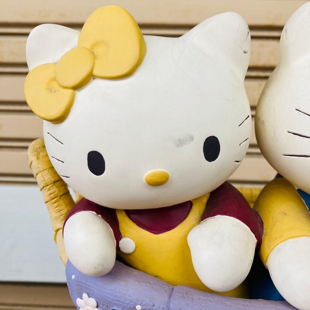 【当時物／激レア】サンリオ　ハローキティ&ミミィ　傘立て スタンド