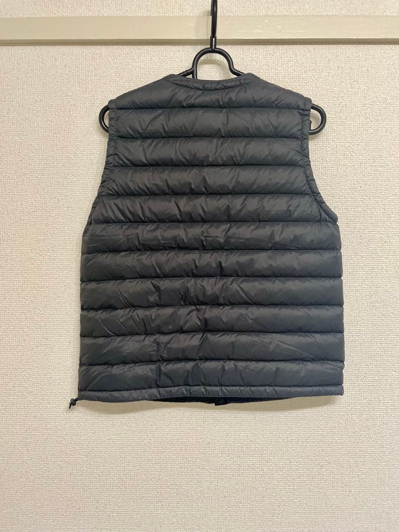 【美品】DANTON インナーダウンベスト　34 チャコールグレー