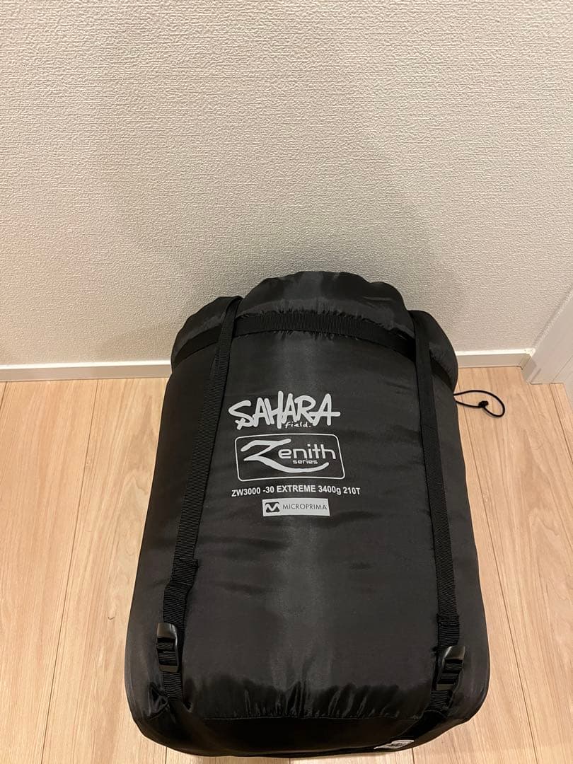 フィールドサハラ　シェラフ　SAHARA ZW3000 寝袋 オリーブグリーン