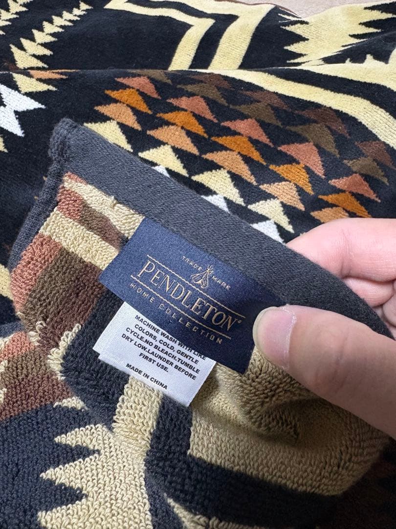 MI ペンドルトン PENDLETONオーバーサイズジャガードタオル