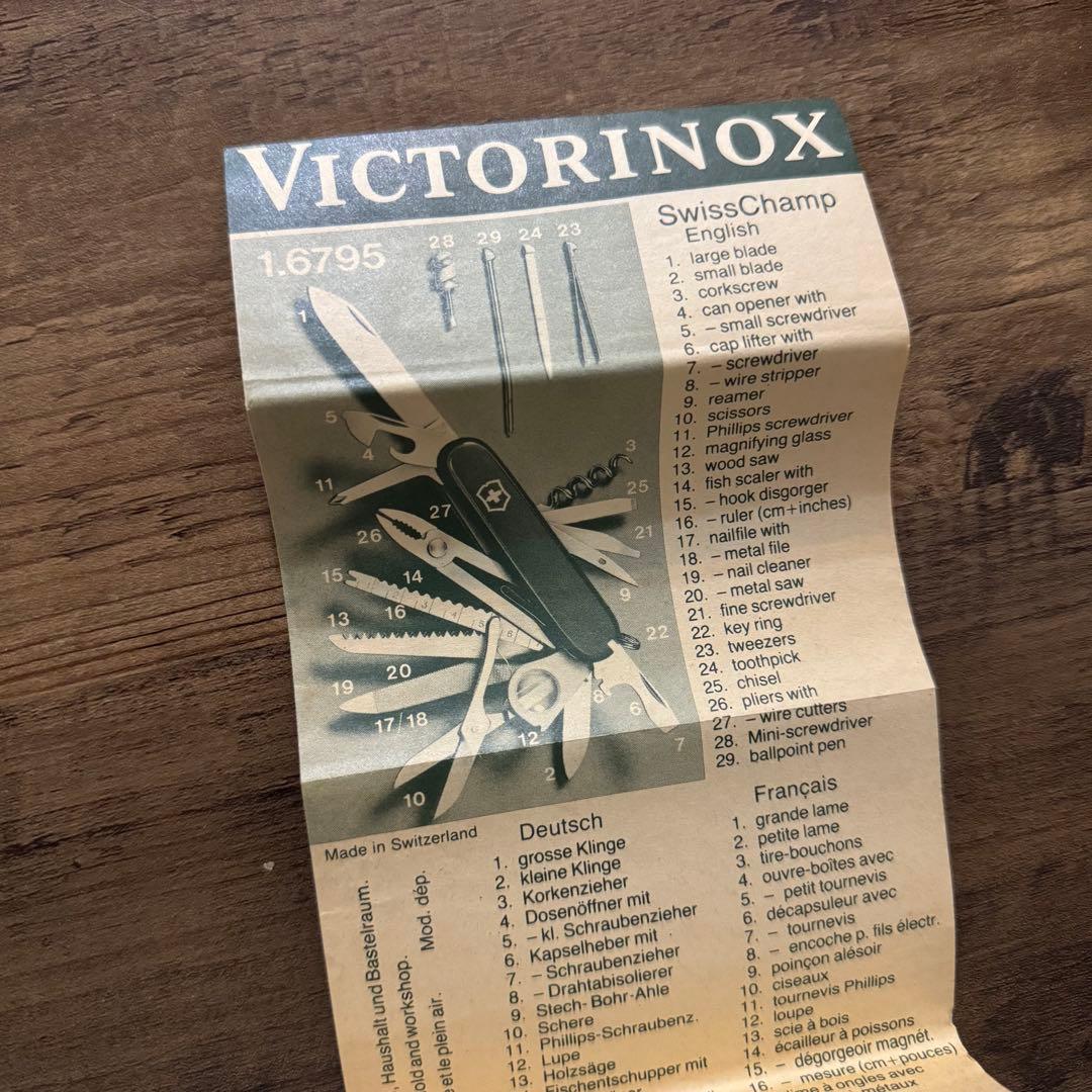 旧パッケージ箱付 VICTRINOX the original 1.6795