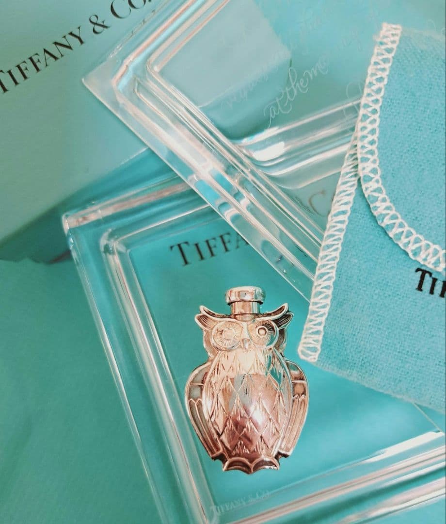 ティファニー STERLING925 フクロウ型 香水入れ アトマイザー