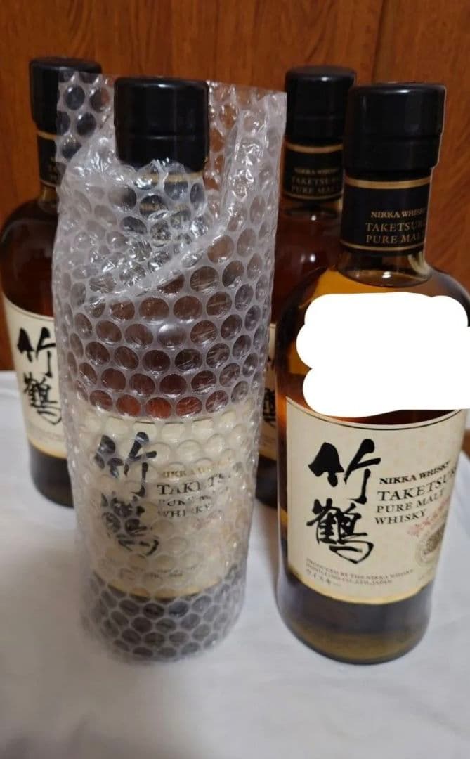 ニッカ 竹鶴 ピュアモルトウイスキー 4本セット