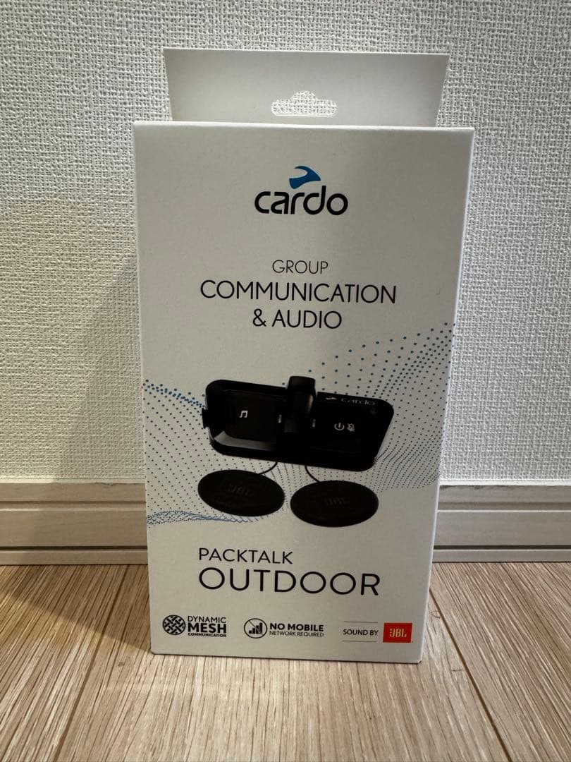 Cardo カルド インカム PACKTALK OUTDOOR ブラック
