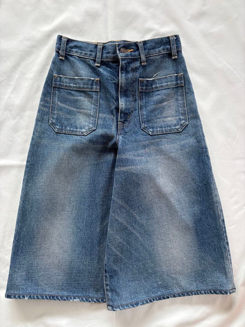 CELINE セリーヌ　エディ期　デニムキュロット