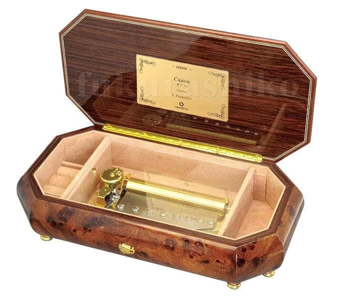 新品72弁 最新曲 (新)♪カノン（３パーツ）オルフェウス313オルゴール 象嵌