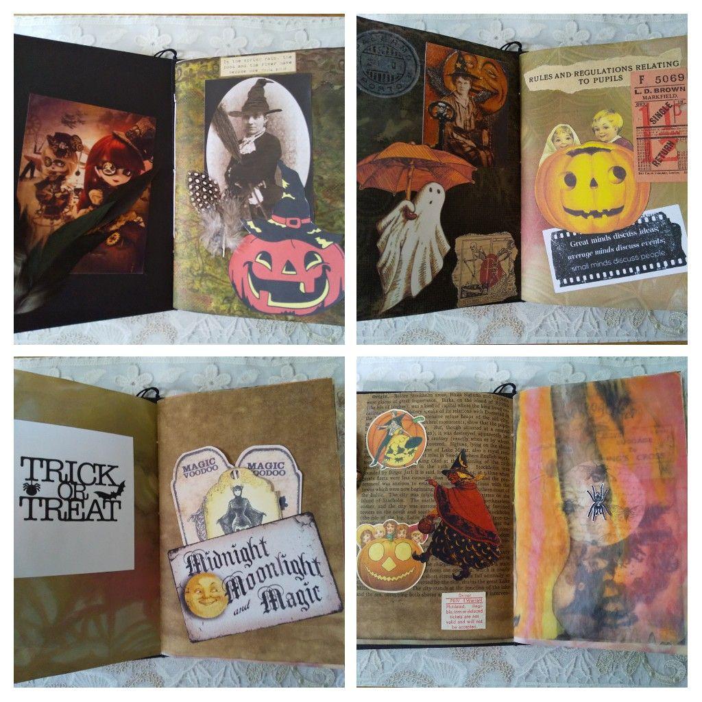 ジャンクジャーナル　ハロウィン　魔女　スカル