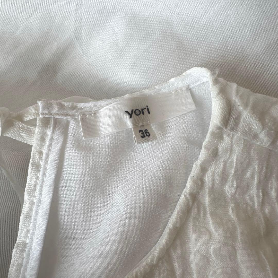 yori フクレティアード ブラウス