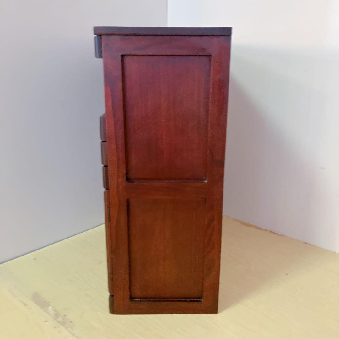 電話台　FAX台　キャビネット　12引き出し　2トビラ　サイドチェスト