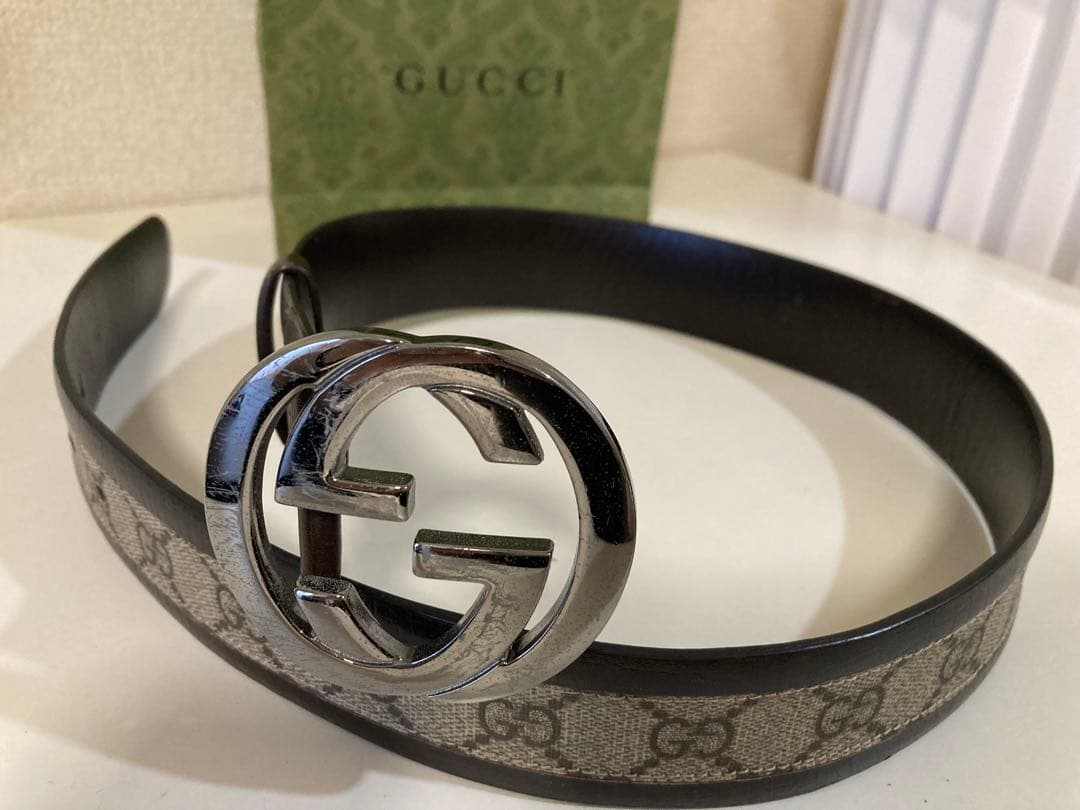 GUCCI GGロゴバックル ベルト