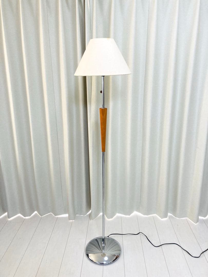 フロアライト　スタンドライト　生成　シェード　　照明　インテリア