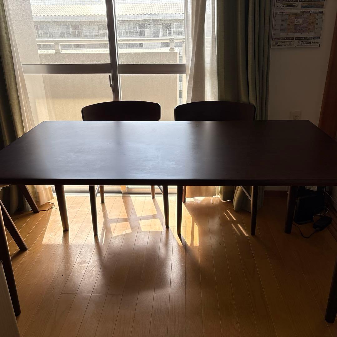 本日限定　カリモク60 ダイニングテーブル1500 モカブラウン