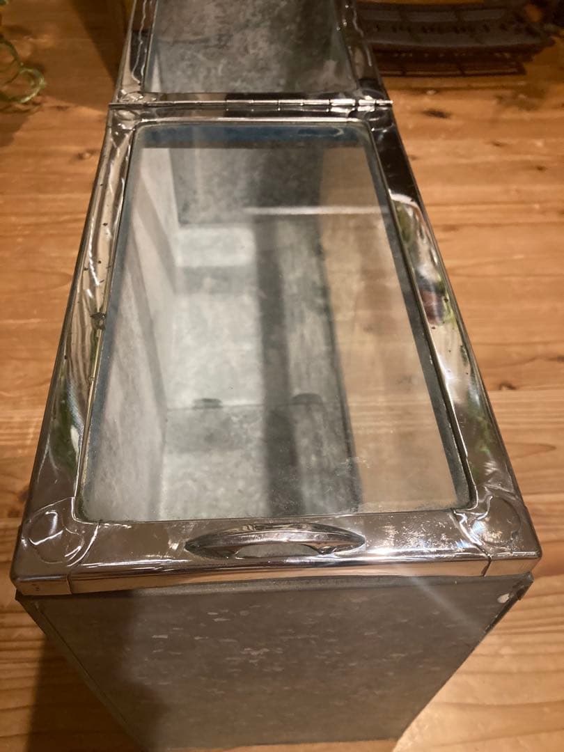 昭和レトロ　駄菓子屋 ブリキケース ガラスディスプレイケース　美品