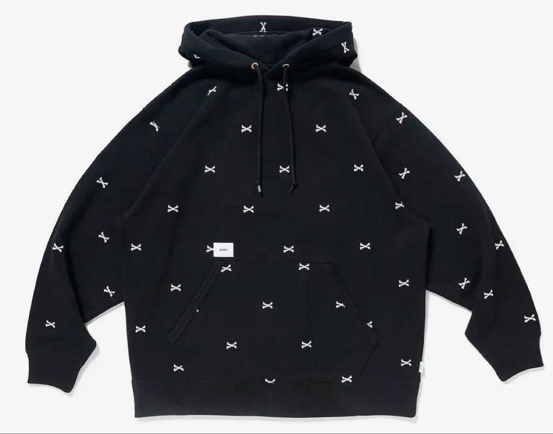 WTAPS クロスボーン刺繍 プルオーバーパーカー サイズ01