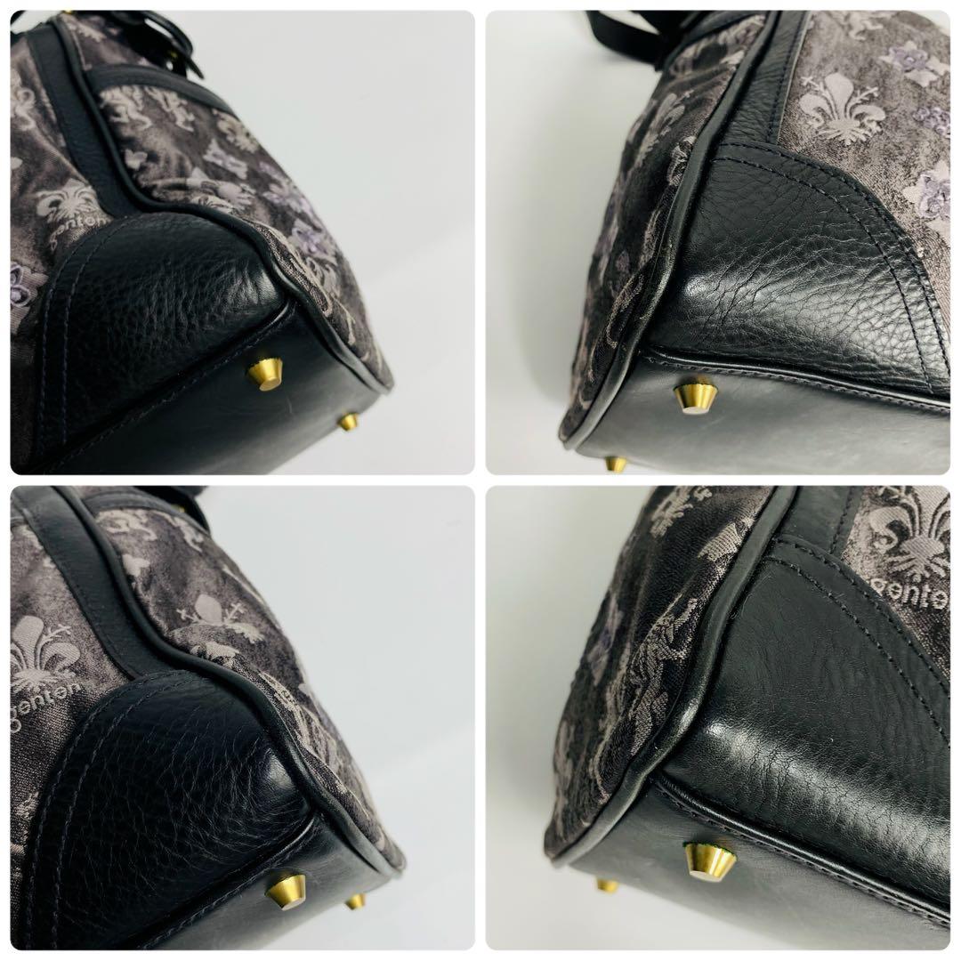 まつり 発送再開ゲンテン　ボストンバッグ　モノグラム　ジャガード