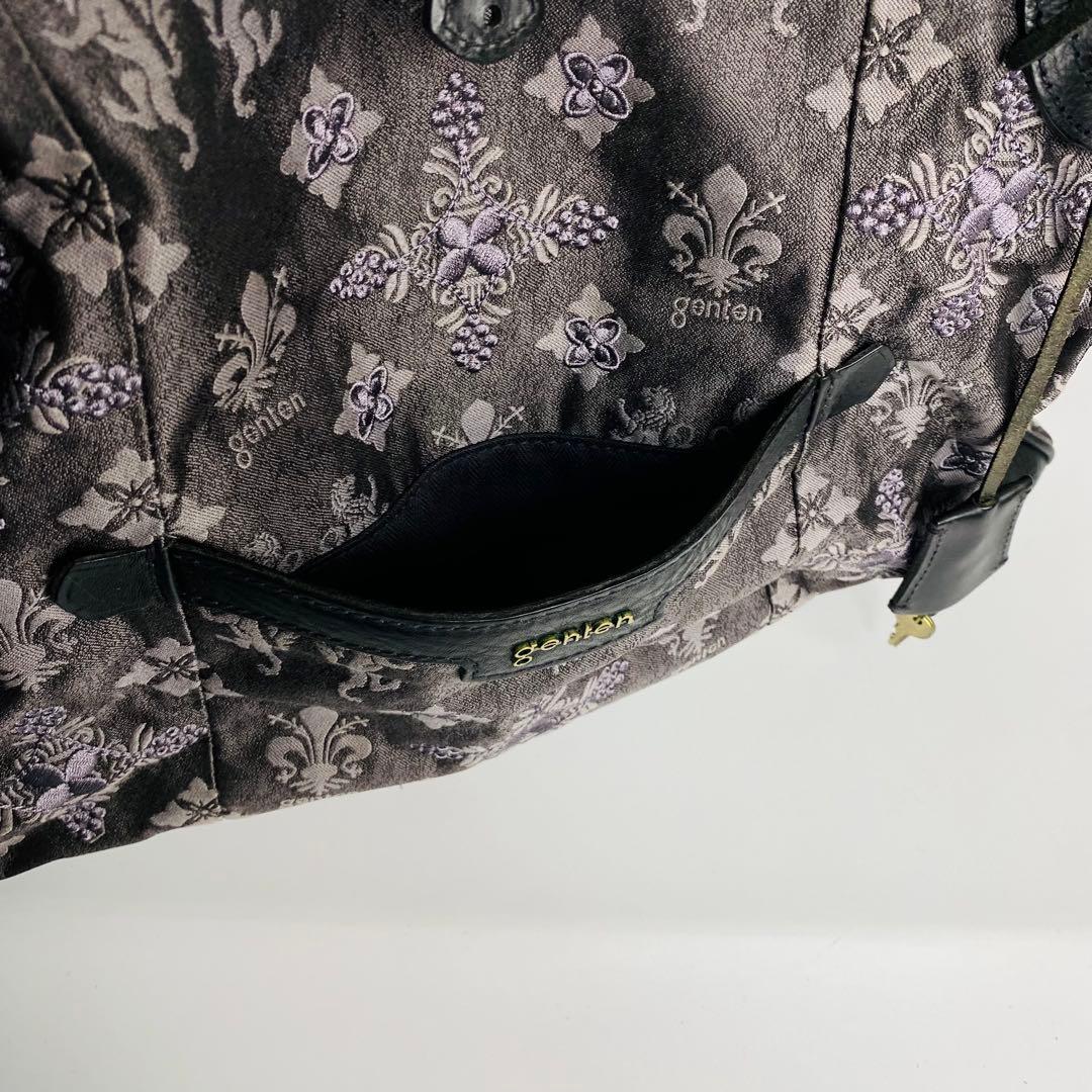 まつり 発送再開ゲンテン　ボストンバッグ　モノグラム　ジャガード