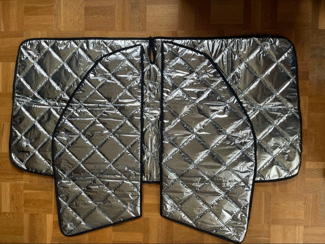 アイズ Aizu ハイエースナロー サンシェード シルバー／グレー フロント３枚