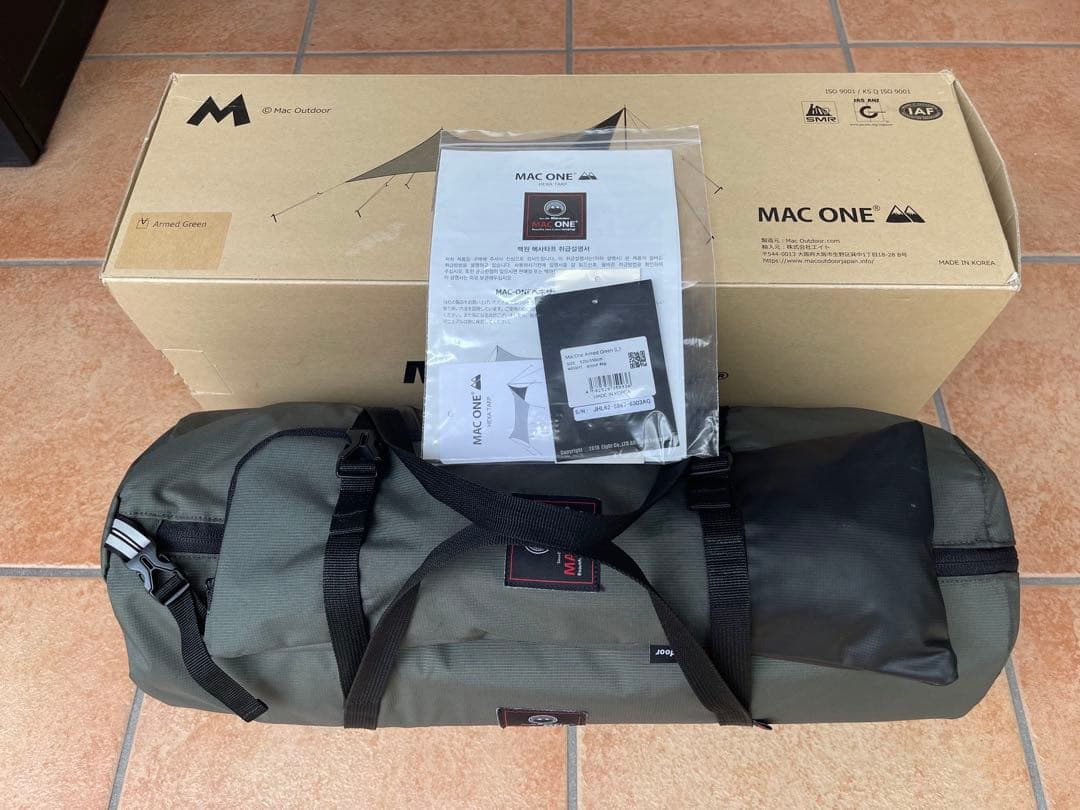 3*1様 Mac one マックワン タープ ヘキサ アームドグリーン L