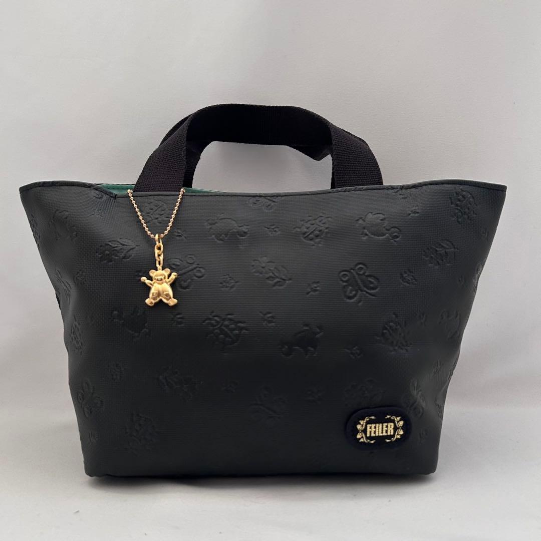 極美品 FEILER エンボス ハイジ トートバッグ