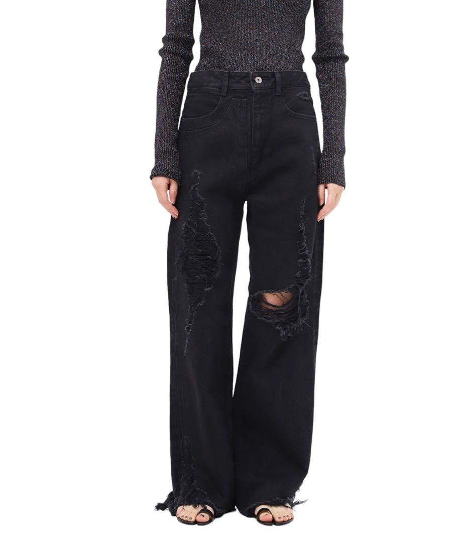 パンツ kanako sakai RIPPED JEANS 34