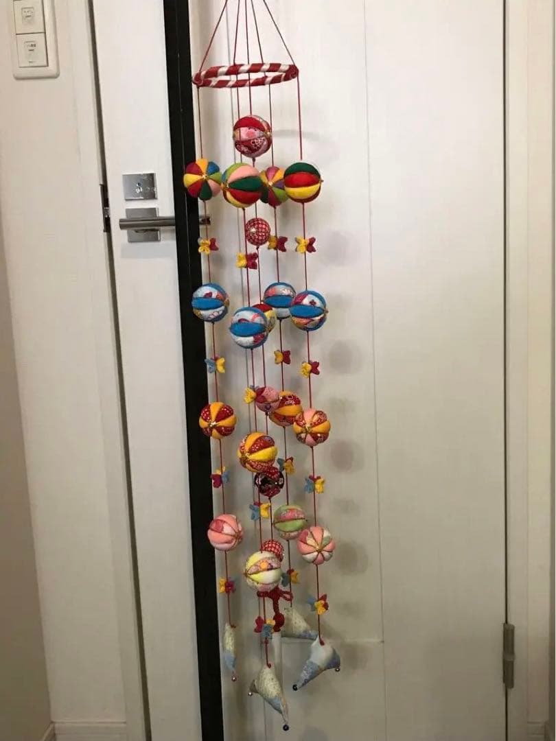 吊るし雛 木目込み　手毬　ひな祭り　☆全長110cm以上！