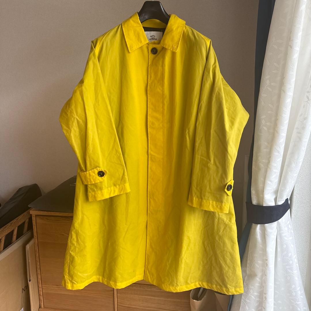 OUTILオイルドバルマカーンコート