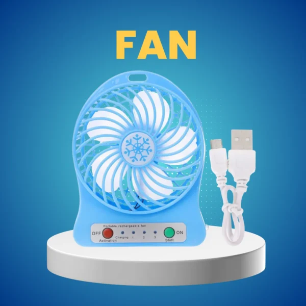 MICRO SPEED Creative Dual USB Charging Fan – (No model)