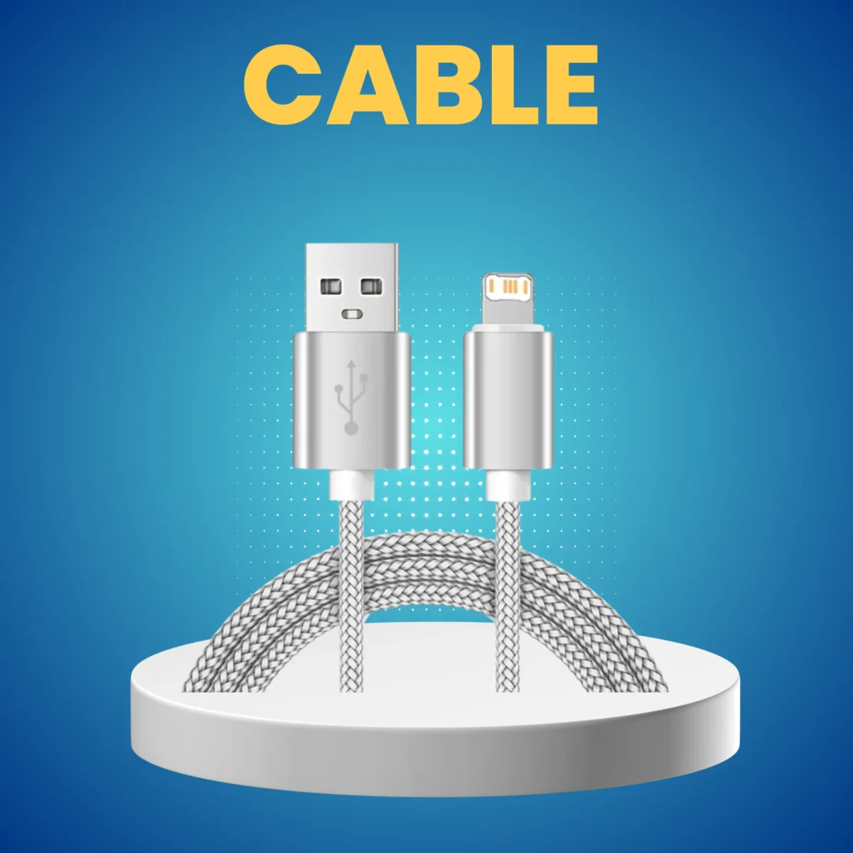 MICRO SPEED MS-105 IP Fast Charging Cable – MS-105 IP - Image 1